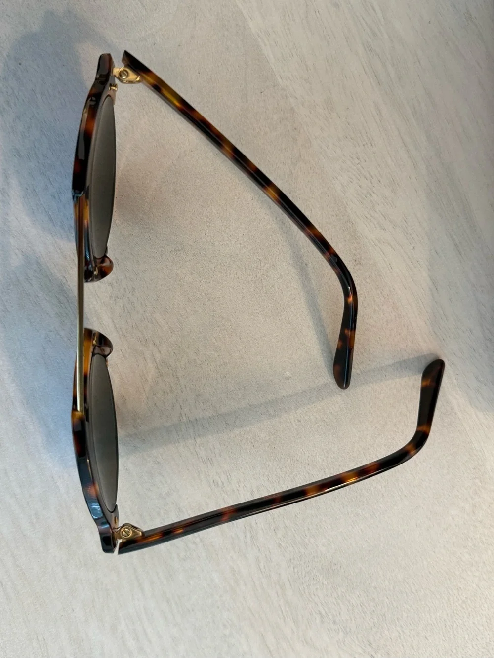 Illesteva Milan III Blue Mirrored Lens Sunglasses with Tortoiseshell Frame